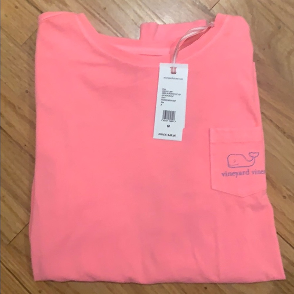 Vineyard Vines Pink Long Sleeve Tee Shirt NWT